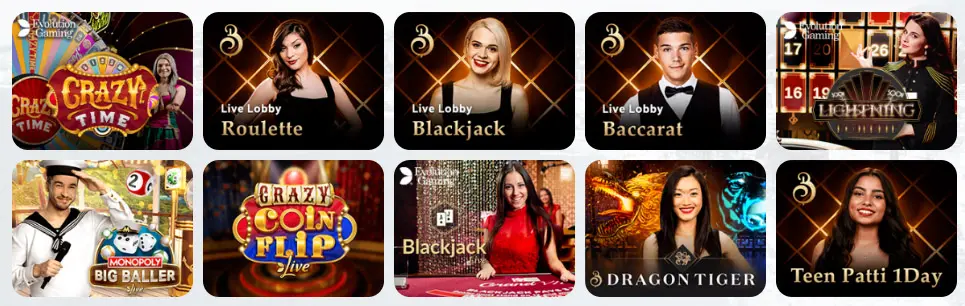 Deltin7 Casino live dealer games INDIA